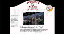 Desktop Screenshot of demarcosrt5pizza.com